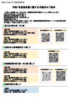 令和7年度部活動に関する手続きのご案内.pdfの1ページ目のサムネイル
